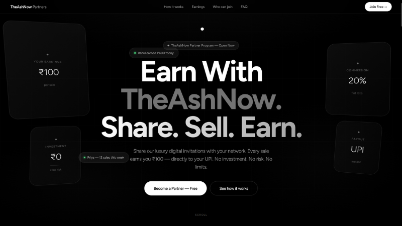 TheAshNow Partner Programme
