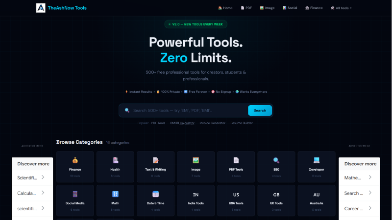 TheAshNow Tools